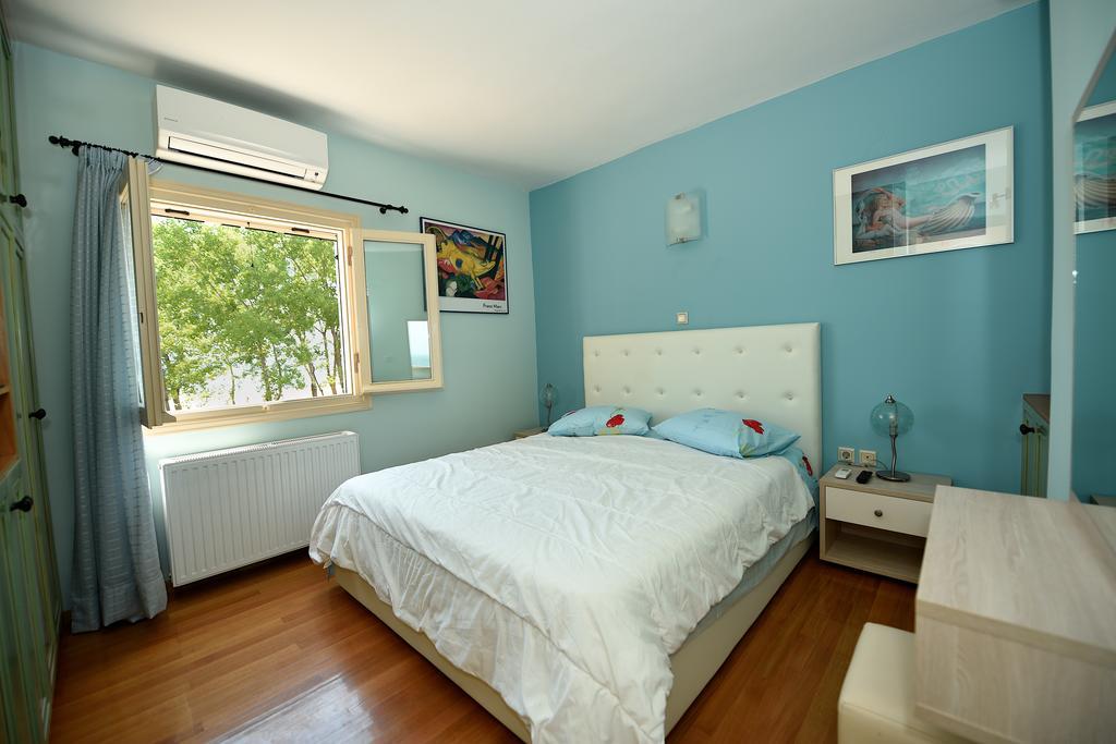 Antonia Beachfront Villa Lefkimmi  Bagian luar foto